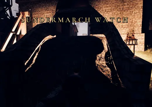In-game capture with the location title 'Sundermarch Watch'